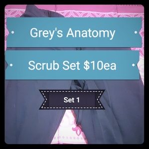 Grey's Anatomy Scrub Set